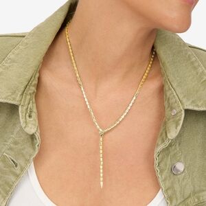 Melinda Maria Serpent Lariat Necklace 18" - Gold New ✨️FIRM